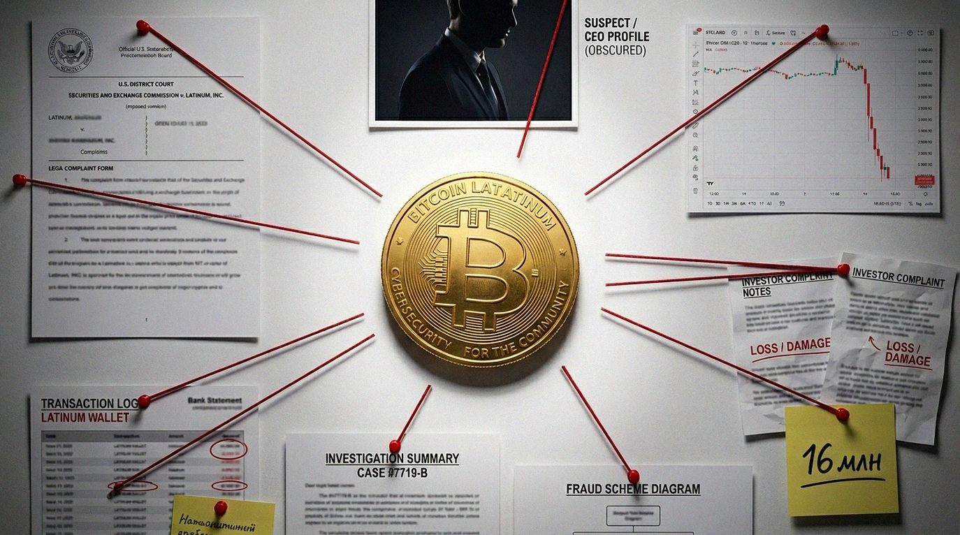 Иллюстрация к материалу: Bitcoin Latinum: основателя обвинили в мошенничестве на $16 млн