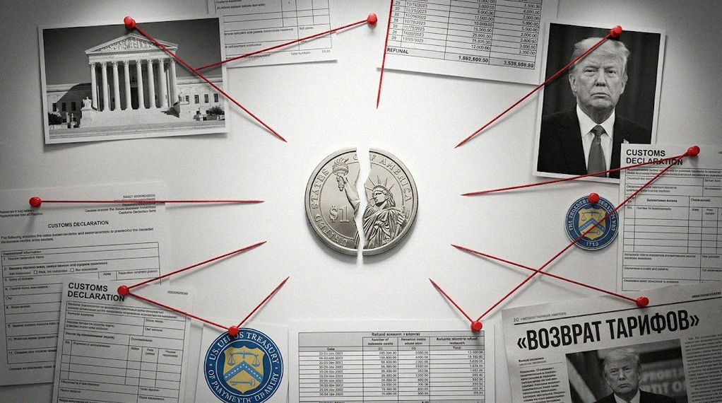 Иллюстрация к материалу: Отмена пошлин Трампа: США начали возврат $166 млрд по решению суда