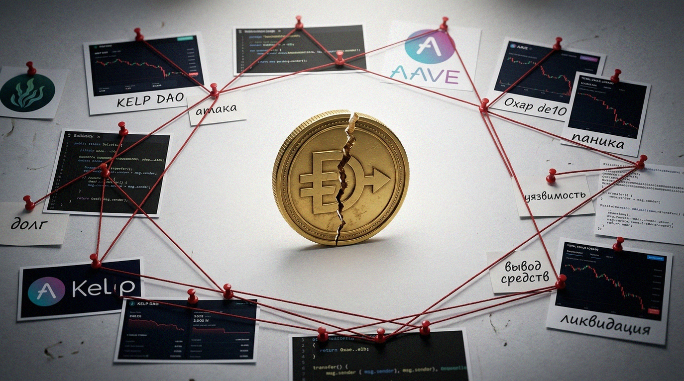 Иллюстрация к материалу: Взлом Aave и Kelp DAO: 3 сценария спасения от DefiLlama