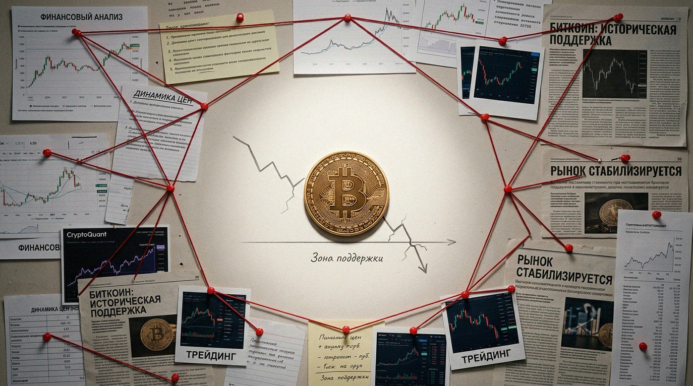Иллюстрация к материалу: Индекс биткоина достиг зоны исторической поддержки: прогноз курса