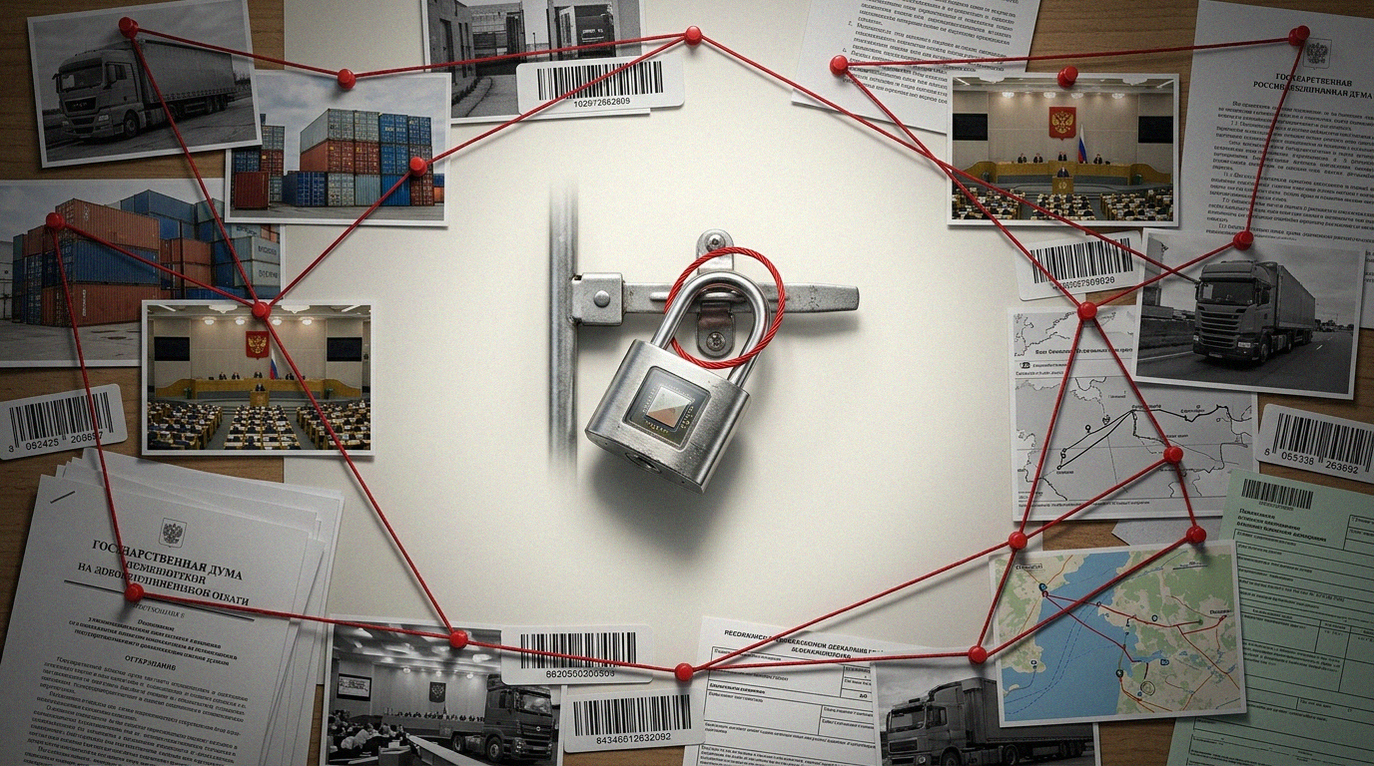 Иллюстрация к материалу: Навигационные пломбы: принят законопроект об отслеживании импорта