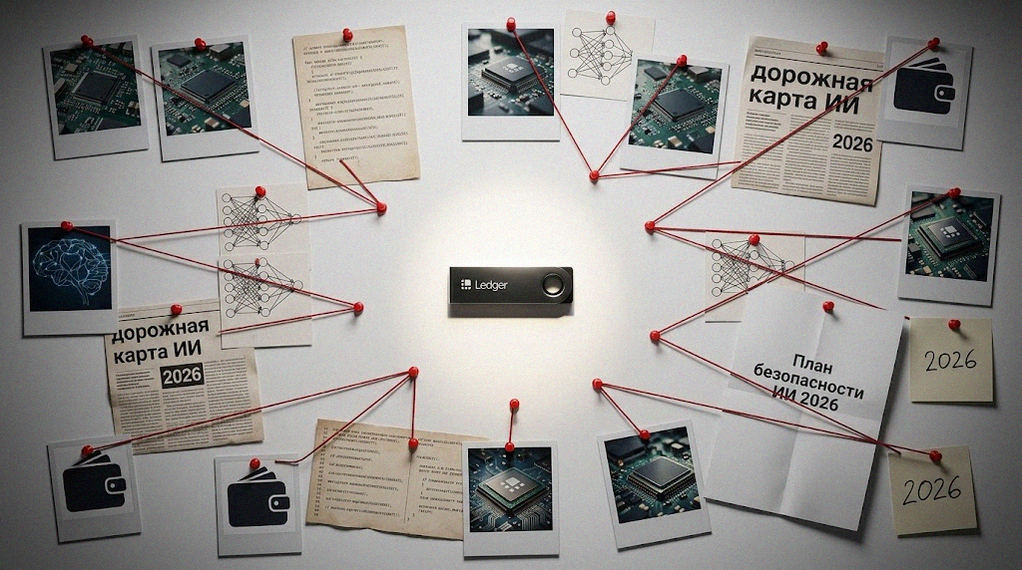 Иллюстрация к материалу: Дорожная карта безопасности Ledger: защита криптокошелька от ИИ