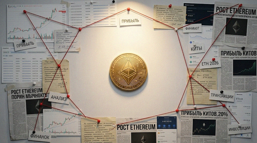 Иллюстрация к материалу: Курс эфириума: киты Ethereum фиксируют прибыль при росте до $2672