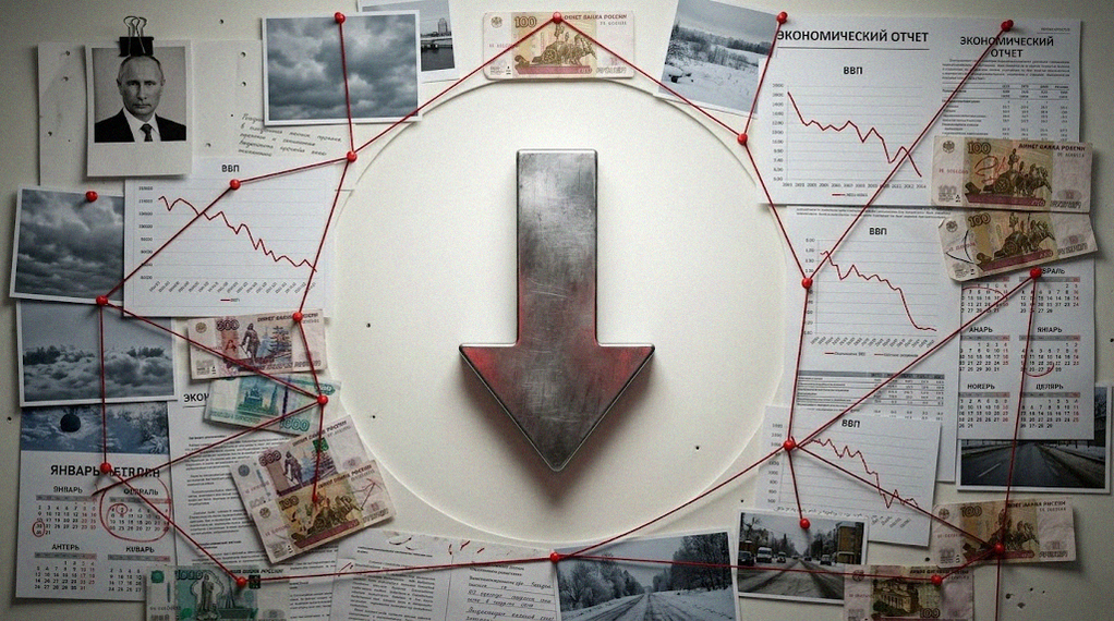 Иллюстрация к материалу: Снижение ВВП России: Путин назвал причины спада второй месяц подряд