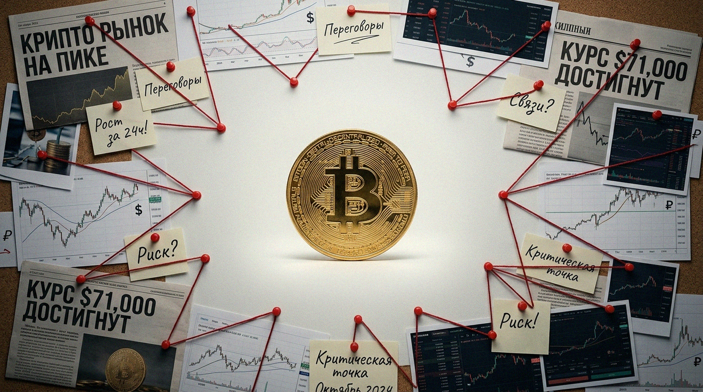 Иллюстрация к материалу: Биткоин 71000: почему курс не падает после провала переговоров