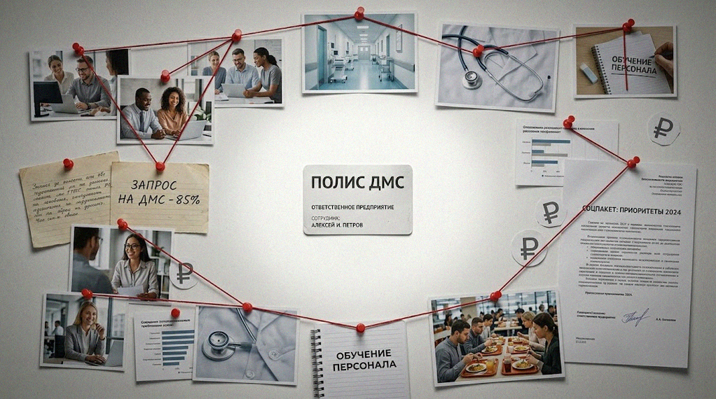 Иллюстрация к материалу: Что входит в соцпакет: почему ДМС от работодателя ждут больше всего