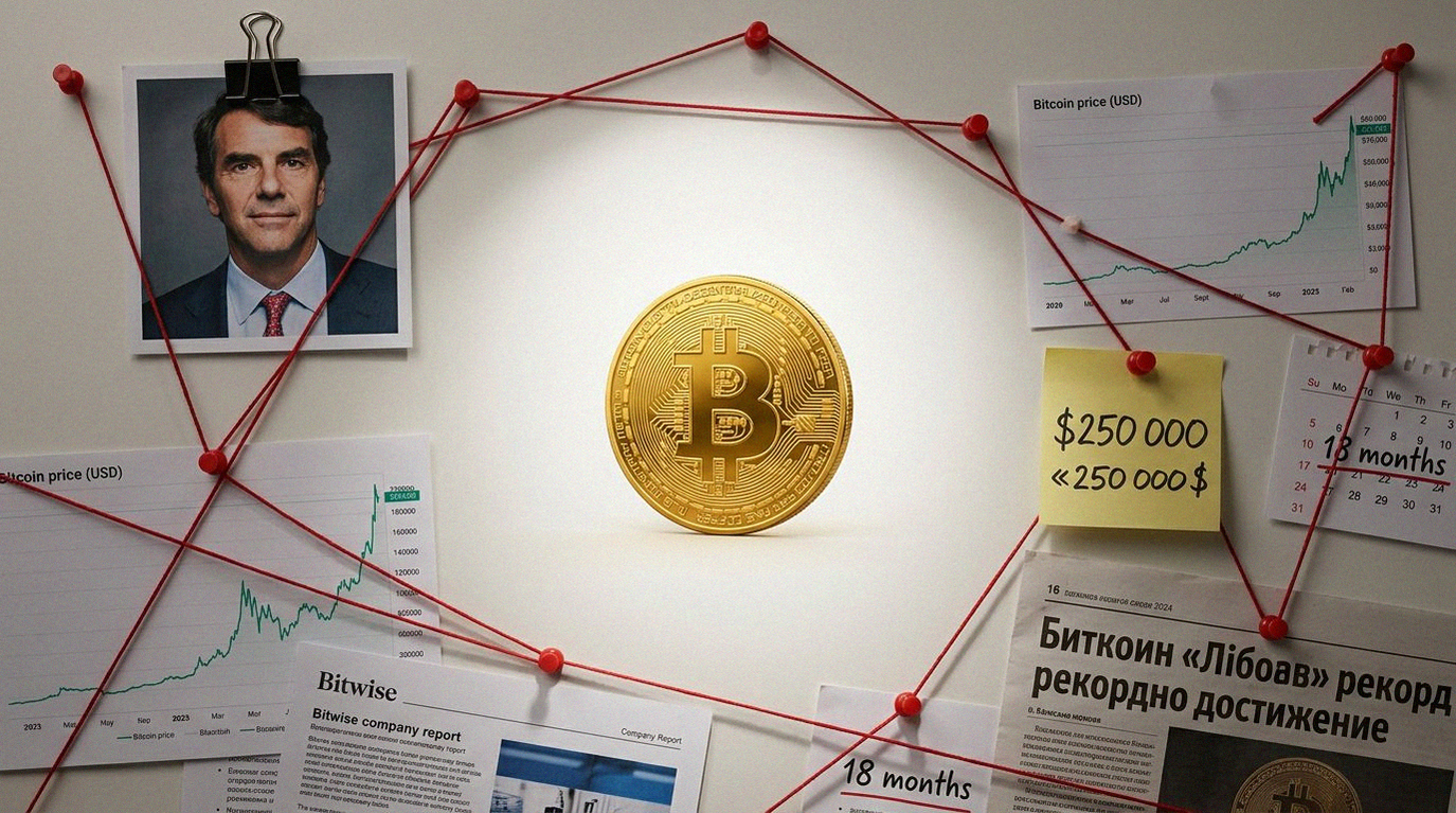 Иллюстрация к материалу: Прогноз биткоина от Тима Дрейпера: рост до $250 000 за 18 месяцев