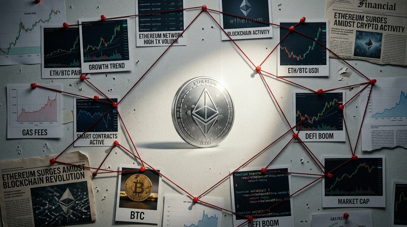 Иллюстрация к материалу: ETH/BTC на максимуме за 3 месяца: рост активности сети Ethereum