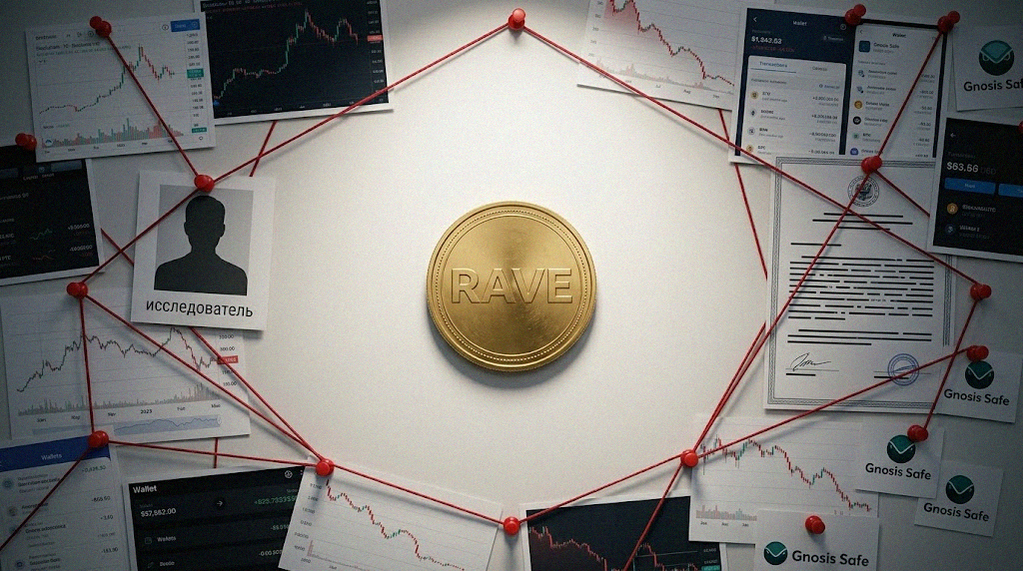 Иллюстрация к материалу: Токен RAVE упал на 95%: суть обвинений ZachXBT против RaveDAO
