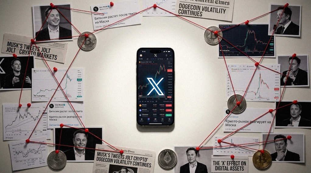 Иллюстрация к материалу: Кэштеги в X (Twitter): соцсеть запустила графики криптовалют