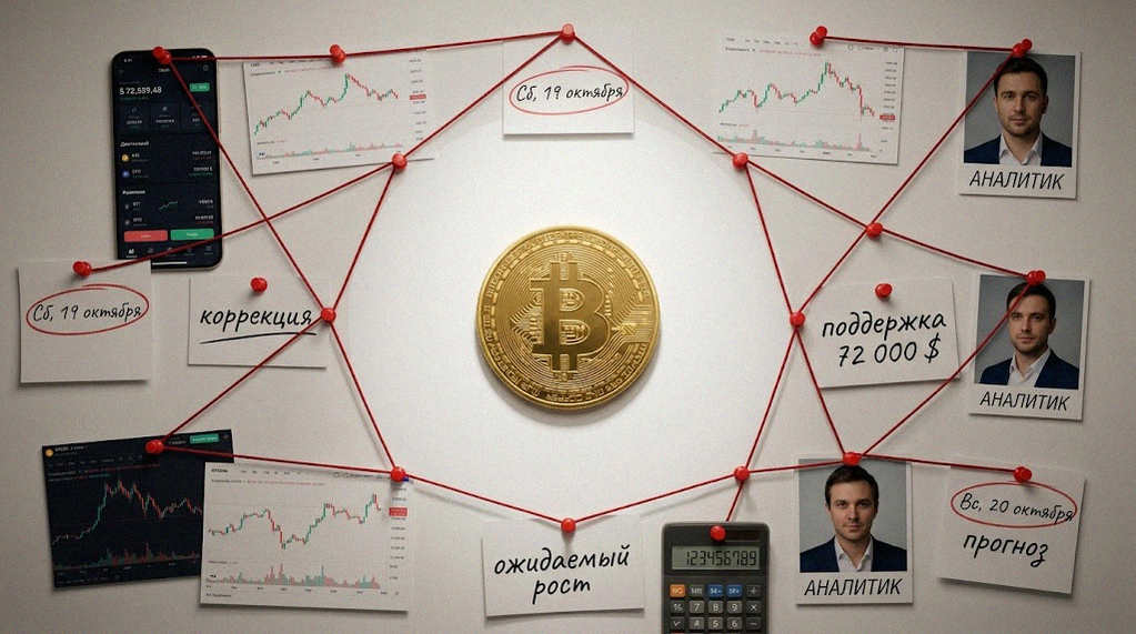 Иллюстрация к материалу: Прогноз биткоина: выходная коррекция — паттерн перед ростом