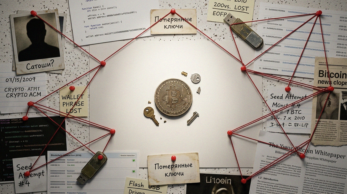 Иллюстрация к материалу: Адам Бэк: Сатоши Накамото мог потерять ключи от миллиардного состояния