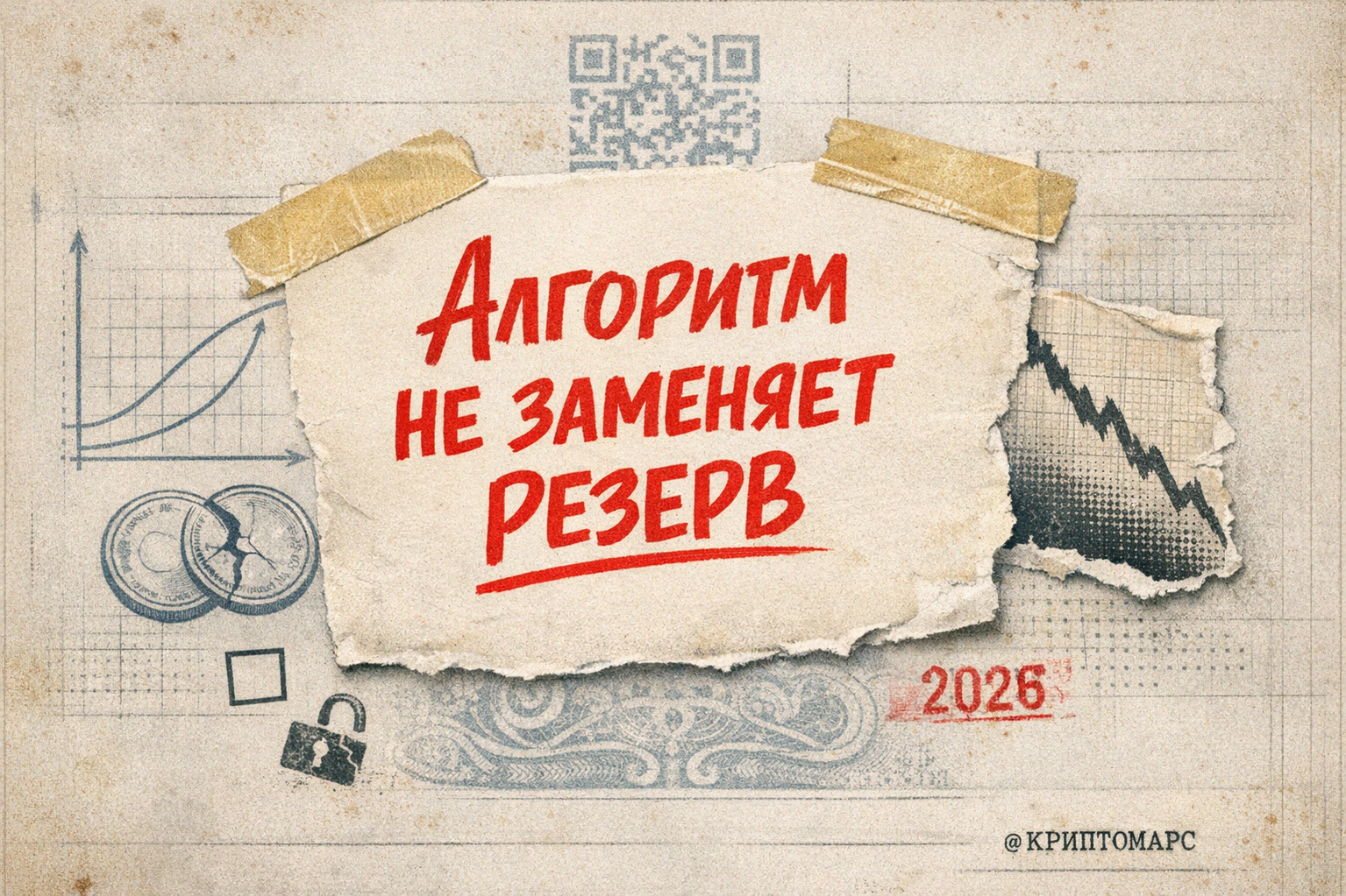 Иллюстрация к материалу: Алгоритмические стейблкоины: как предвидеть коллапс заранее