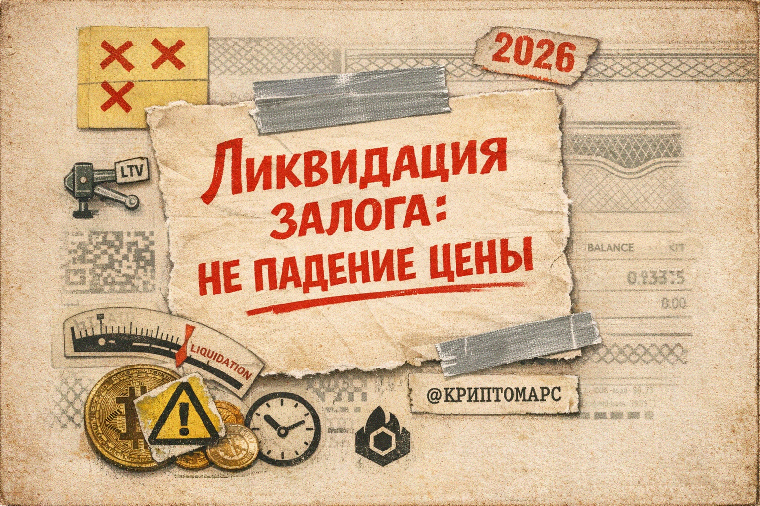 Иллюстрация к материалу: Крипто займ: как происходит потеря депозита и ликвидация залога